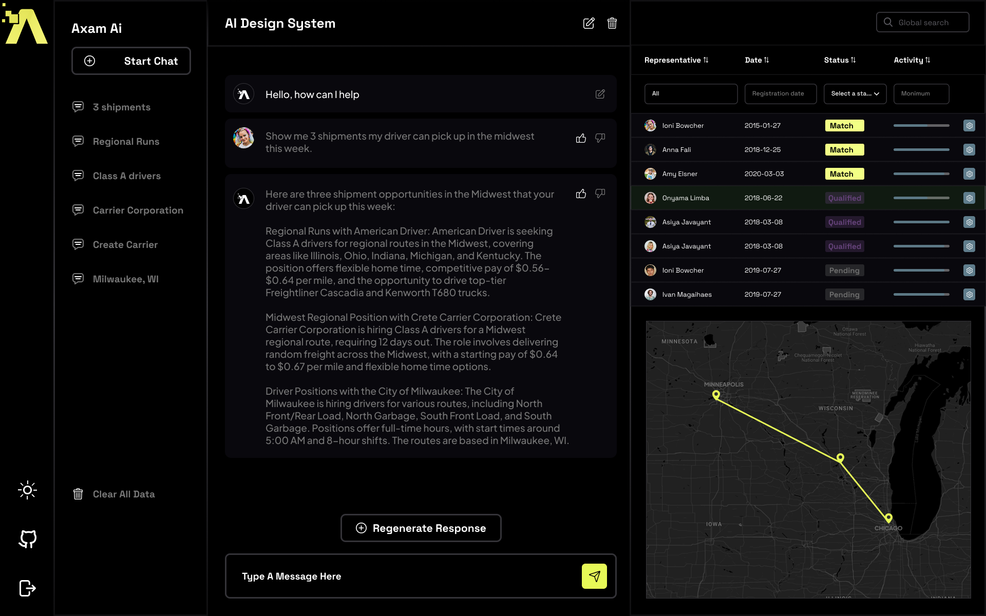 AxamAi Platform Demo